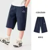 Pantalones Cortos de Verano para Niños Duoduo, Suaves, Antibacterianos, de Tacto Frío, Pierna Recta Suelta, Seis Puntos, Deportivos, Hasta la Rodilla