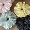 Gomas para el pelo de tela dulce y suave para Primavera y Verano para Mujeres, Cintas para el pelo plisadas de alta gama para coletas, Accesorios para el pelo de banda elástica
