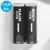 Caixa de gel de banho de hotel Dispensador de sabonete de parede Frasco de desinfetante para as mãos Pressione o frasco de desinfetante para as mãos Dispensador de sabonete de hotel