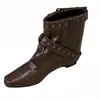Botines de tobillo para mujer estilo europeo y americano, punta cuadrada, con tachuelas en la hebilla del cinturón, nueva colección de otoño e invierno, tacón grueso, versátiles y modernos, con diseño de volantes