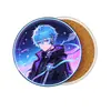 Porta-copos Cerâmico de Série de Anime Personalizado Antiderrapante Isolamento Térmico Antiqueimadura Tapete de Mesa Tapete para Xícara de Chá Personalização Criativa Bidimensional com Imagens Fornecidas