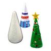 Torre de macarrones, cono de espuma de polietileno, modelo de bola, arcilla ultraligera, accesorios para árbol de Navidad, decoración DIY, 6-50 cm