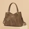 Bolsa de retalhos de alta qualidade para mulheres, nova bolsa de ombro e transversal da moda 2026, bolsa de mamãe da moda, bolsa tote de grande capacidade