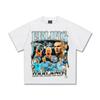 Camiseta de manga corta con estampado de fútbol americano New Harland de primavera y verano de 2025, camiseta de algodón puro de la estación independiente TK transfronteriza de moda