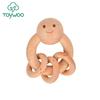 Bebés de madera y niños pequeños pueden morder la campana de mano para captar el entrenamiento auditivo de educación temprana, juego de cinco piezas de juguetes de regalo de nacimiento al por mayor