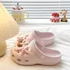 DIY Estrela do Mar + Gato Cartoon Fofo2026 Sapatos Versáteis Fechados Adequados para Praia ao Ar Livre de Verão para Mulheres