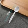 Set Desechable de Cuchillo, Tenedor y Cuchara, Set de Cuatro Piezas Biodegradable de Almidón de Maíz, Palillos, Cucharas, Tenedores, Vajilla para Llevar, Comercial