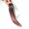 Cor peruca pendurada orelha tingimento uma peça almofada de cabelo liso fosco de alta temperatura seda sem costura peruca mulheres Venda por atacado