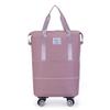 Bolsa Esportiva de Natação com Separação Seca e Molhada para Mulheres, Grande Capacidade, Expansível, com Rodas Universais, Bolsa de Viagem