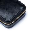 Mini Bolsa de Labiales de Cuero Genuino con Espejo Bolsa de Cosméticos de Piel de Vaca Billetera para Monedas Bolsa para Auriculares Moda Femenina Bolsa de Monedas Bolsa de Cosméticos