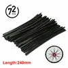 72 Piezas Accesorios de Modificación para Motocicleta Vehículo Todoterreno Funda Protectora para Radios de Rueda Cubierta de Envoltura de Carcasa Colorida 24cm