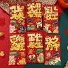 2026 Ano do Cavalo Mil Yuan Dez Mil Yuan Cem Yuan Envelope Vermelho Duro Alto Padrão Festival da Primavera Ano Novo Estilo Chinês Bolsa Envelope Vermelho
