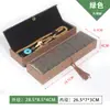 Caja de Joyería de Madera Estilo Chino Caja de Embalaje Anillo Pulsera Collar Caja de Joyería de Buda Joyería de Jade Cassette de Vestir