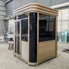 Caseta de Guardia de Seguridad de Estructura de Acero, Cuarto de Guardia de Seguridad, Caseta de Cobro de Cuotas de Propiedad Comunitaria, Diseño Móvil, Venta Directa del Fabricante, Soporta Personalización