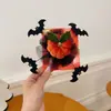 Nuevo Sombrero de Halloween: Diadema de Felpa Cabeza de Fantasma de Calabaza, Diseño Único y Exquisito, Disfraz de Cosplay, Accesorio Divertido para el Cabello para Mujeres