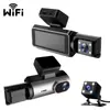 Gravador de Condução Multi-idioma de Alta Definição 1080P Três Lentes Visão Noturna de Alta Definição Conexão Wi-Fi Modelo Quente Transfronteiriço