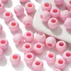 Contas Redondas Coloridas Macaron 10/12mm, Contas Acrílicas com Furo Grande, Materiais para Miçangas Criativas Artesanais DIY para Crianças