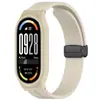 Adequado para Xiaomi Mi Band 10 Fivela Magnética Pulseira de Silicone Xiaomi Mi Band 9Nfc Capa Protetora Fivela Dobrável Pulseira de Silicone