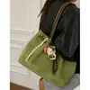 Bolso de Mano Retro de Nicho de Gran Capacidad para Mujer, Bolso de Viaje, Nuevo Bolso Tote de Gamuza 2025, Bolso de Hombro Simple