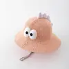 Sombrero de Sol para Niños para Verano, Sombrero de Sol de Dibujos Animados Lindo Oso para Niños y Niñas, Protege la Piel Delicada del Bebé, Transpirable de Malla