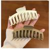 Pinza grande con forma de tiburón de gran sentido, placa para la cabeza con parte trasera esmerilada, horquilla para el cabello de otoño e invierno, nueva horquilla de color aleatorio al por mayor