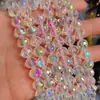 Venta al por mayor de fábrica 96 caras cuentas de tierra 46810mm cristal boutique accesorios de joyería DIY cuentas de vidrio de colores super brillantes