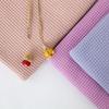 Tejido de Punto Grueso, Patrón Waffle Tejido Grueso, En Stock Algodón Wafer de Peso Pesado 300g, Tejido para Ropa de Capa Base para Hombre de Otoño