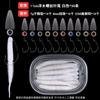 6cm/11cm Cola de Aguja de Tornillo Flotante Caja Soplada Luya Grupo de Pesca Texas Plomo Colgante Anzuelo Retenedor de Cuentas Accesorios Pequeños