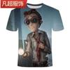 Verano Quinto Personaje Sobreviviente Abogado Dolor Ropa Rana Nueva Piel Casual Personalidad Traje de camiseta