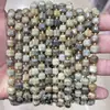 6mm 8mm Pedra Natural Cristal Ágata Canto Chanfrado Quadrado DIY Pulseira Colar Acessórios de Joias Produtos Semi-Acabados Atacado