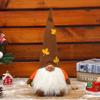 Figura de Rodolfo con Luces para Festival de la Cosecha, Muñeco Gnomo de Acción de Gracias para Exhibición en Ventana, Navidad