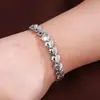 Pulsera Hueca con Forma de Corazón de Moda, Joyería Hermosa para el Día de San Valentín, Pulsera para Mujer de Venta Caliente Transfronteriza Europea y Americana, Venta al por Mayor