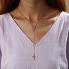 Desejo Explosões Nossa Senhora da Cruz Colar Moda Feminina Europeia e Americana Nova Moda Pingente Colar Amazon Jóias