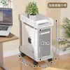 Soporte Móvil para Chasis de Torre de Computadora Estante de Colocación de Chasis Base Pequeña de Escritorio con Ruedas para Estante de Almacenamiento de Computadora