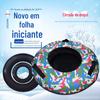 Haotong fornecimento direto local grosso 120cm círculo de esqui frio resistente ao desgaste de alta qualidade material de PVC pneus de esqui adulto