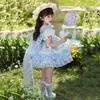Vestido de Hada de las Flores para Niña Verano 2026 Nuevo Estilo Dulce Cumpleaños Infantil Vestido Abullonado Vestido Lolita de Princesa
