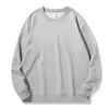 Moletom masculino de gola redonda, sem capuz, para vestir, blusa de manga comprida, camiseta para primavera/outono transfronteiriça, camiseta de manga comprida masculina