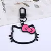 Aleación color gota de aceite hueco gato KT colgante colgante diy hecho a mano equipaje llavero funda para auriculares bolsa decoración