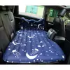 Colchón inflable para coche de fábrica, cama inflable trasera para coche, tela compuesta con protector de cabeza, equipo, cama de viaje para coche, venta al por mayor