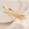 Broche con Forma de 9 Pines Largos Tapón de Silicona Broche Chapado en Cobre Color Oro de 14K que Conserva el Color Materiales para Accesorios DIY Hechos a Mano