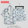 Camisa de Flores Hawaianas Traje de Playa Verano Delgado Sanya Viaje Pareja Hombre y Mujer Talla Grande Pantalones Casuales Sueltos