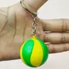Llavero de simulación de fútbol transfronterizo 3.8cm llavero grande de baloncesto colgante paquete regalo de alrededor de la Copa del Mundo de fútbol