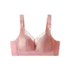 Nuevo sujetador tipo top de encaje sexy, cómodo, transpirable, suave, con copas acolchadas, soporte lateral y diseño ajustable