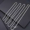 Cadena de Acero de Titanio Tipo Quilla para Hombre Todo Fósforo Diseño Personalizado de Nicho Accesorios Simples Sin Color Cadena Básica de Alta Gama para Mujer