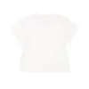 Roupa Infantil Versátil Camiseta Dopamina de Manga Curta para Meninas Verão 2026 Nova Blusa Macia Cor Sólida