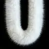 Tiras Grandes de Piel Sintética de Zorro 12 cm, Tiras Grandes de Felpa para Capa con Capucha, Puños de Capa, Tiras de Felpa Blancas, Tiras de Borde para Hanfu