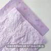Día de San Valentín Nuevo Flor de Cerezo Azul Papel de Sídney Papel Rayado Ramo de Flores de Papel Papel de Flor Prensado a Mano Papel de Atmósfera