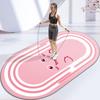 Colchoneta insonorizada para saltar la cuerda, colchoneta amortiguadora, colchoneta de yoga grande, colchoneta deportiva de interior gruesa, antideslizante, para fitness en casa, silenciosa