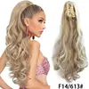 Comercio Exterior Transfronterizo Pelucas Europeas y Americanas Trenzadas, Coletas para Mujer, Cabello Largo Rizado, Extensiones de Coleta con Clip Invisible, Trenzas, Al por Mayor en Stock