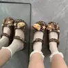 Tela Dulce y Fresca Mezclilla Gato Lazo Nuevo Estilo de Nicho Charms para Zuecos Hebilla Decorativa Desmontable Accesorios